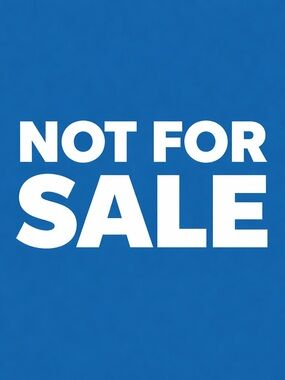 NOT FOR SALE